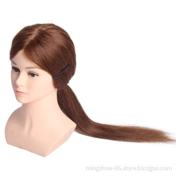 head dolls for hairdressers long human hair mannequin head hairstyles Female Mannequin Hairdressing Styling Training Head